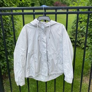 Light Grey windbreaker jacket